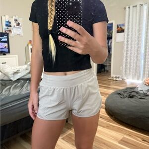 Lululemon Athletica Gray Athletic Shorts